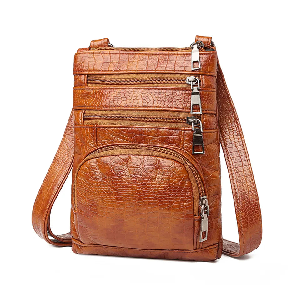 Women's Multi Pockets Crossbody Bag - Pretty Miss Plus