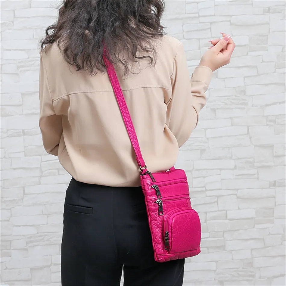 Women's Multi Pockets Crossbody Bag - Pretty Miss Plus