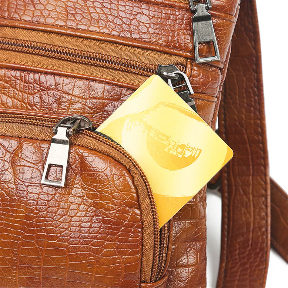 Women's Multi Pockets Crossbody Bag - Pretty Miss Plus