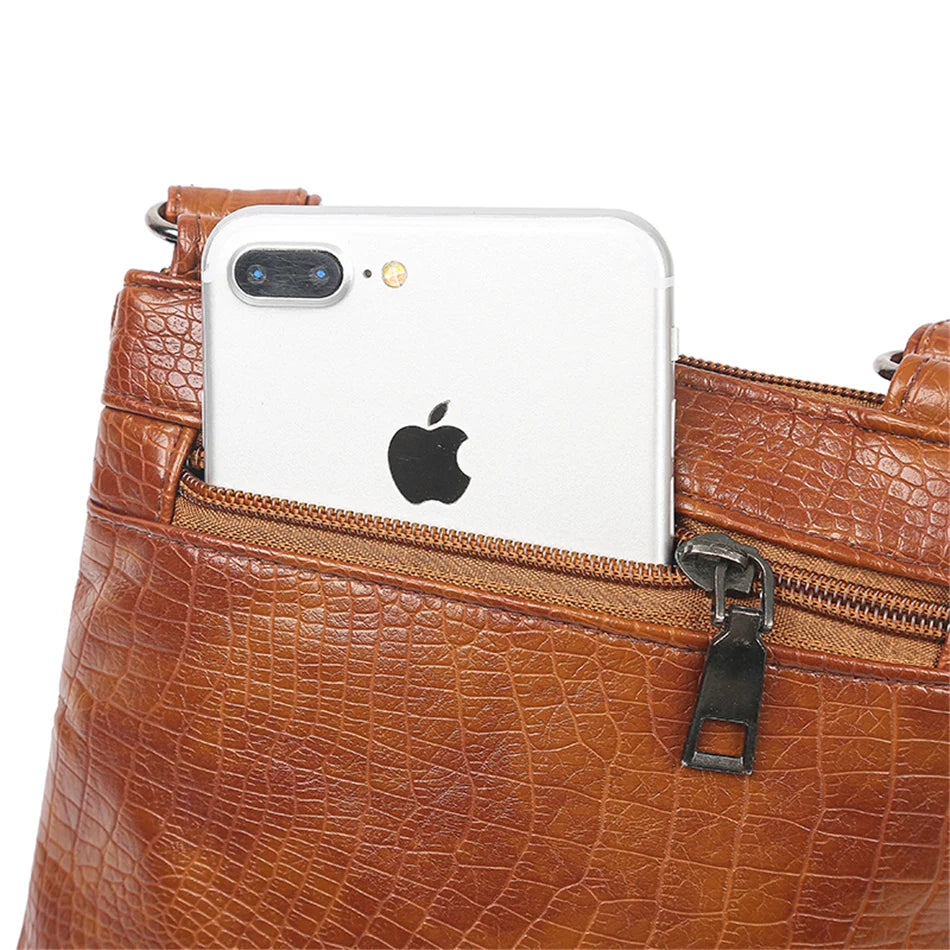 Women's Multi Pockets Crossbody Bag - Pretty Miss Plus