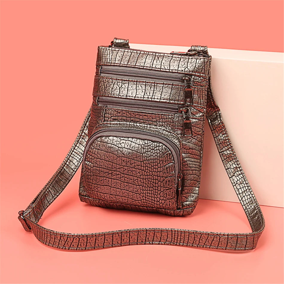 Women's Multi Pockets Crossbody Bag - Pretty Miss Plus