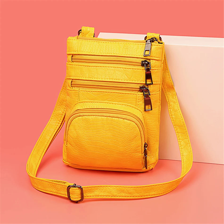 Women's Multi Pockets Crossbody Bag - Pretty Miss Plus