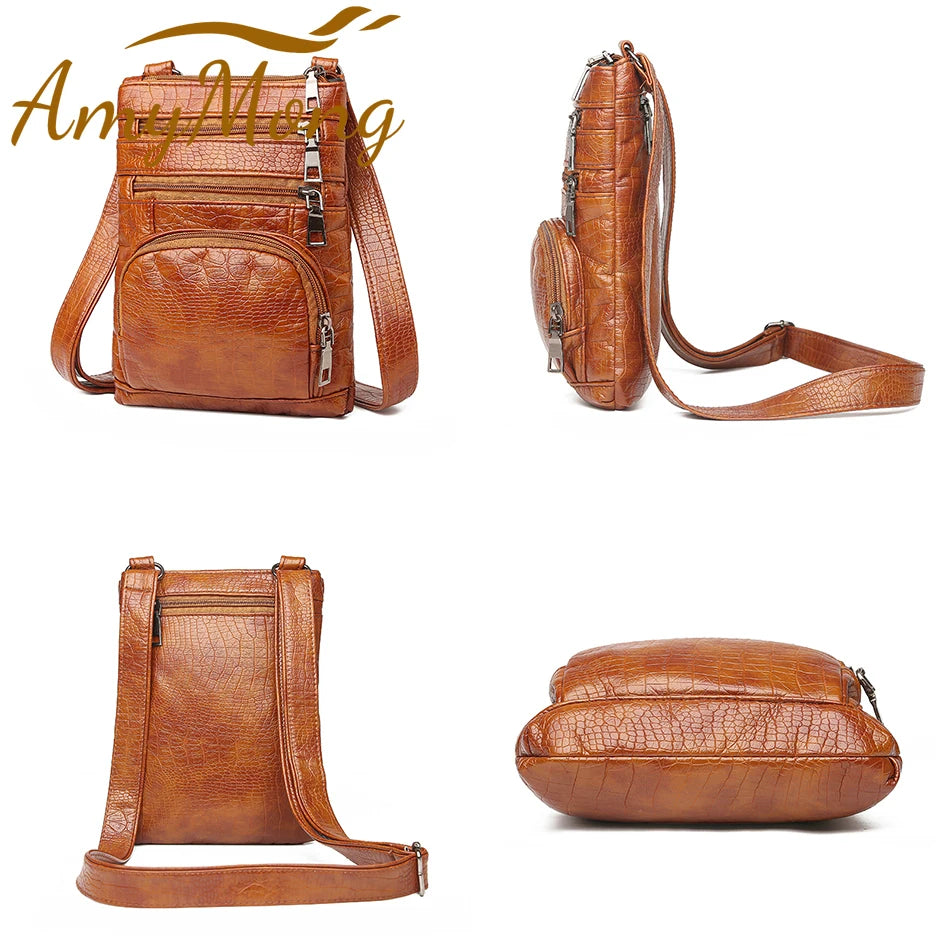 Women's Multi Pockets Crossbody Bag - Pretty Miss Plus