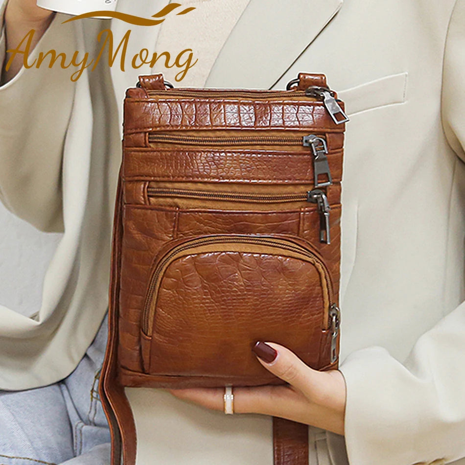 Women's Multi Pockets Crossbody Bag - Pretty Miss Plus