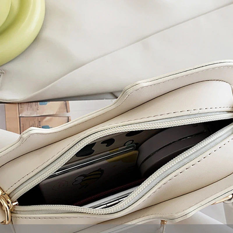 Fashionable Violin Shaped Crossbody Shoulder Bag - Pretty Miss Plus