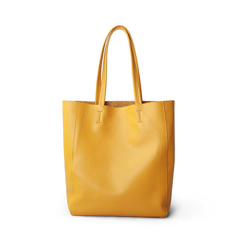 Women’s Luxurious Soft Genuine Leather Tote Bag - Pretty Miss Plus