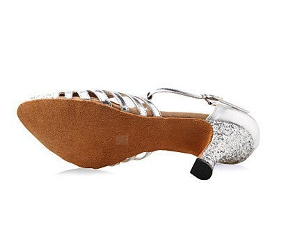 Women’s T-Strap Modern Dance Wedding Party Shoes - Pretty Miss Plus