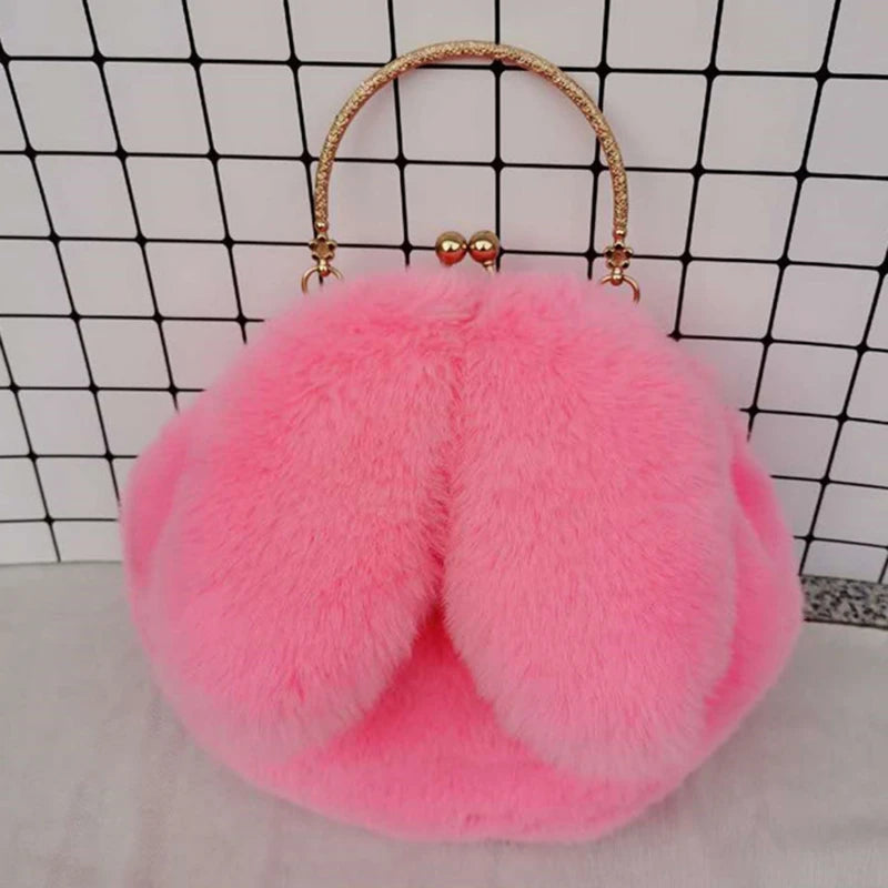 Bestseller! Cute Plush Rabbit Ear Crossbody Bags for Women - Pretty Miss Plus