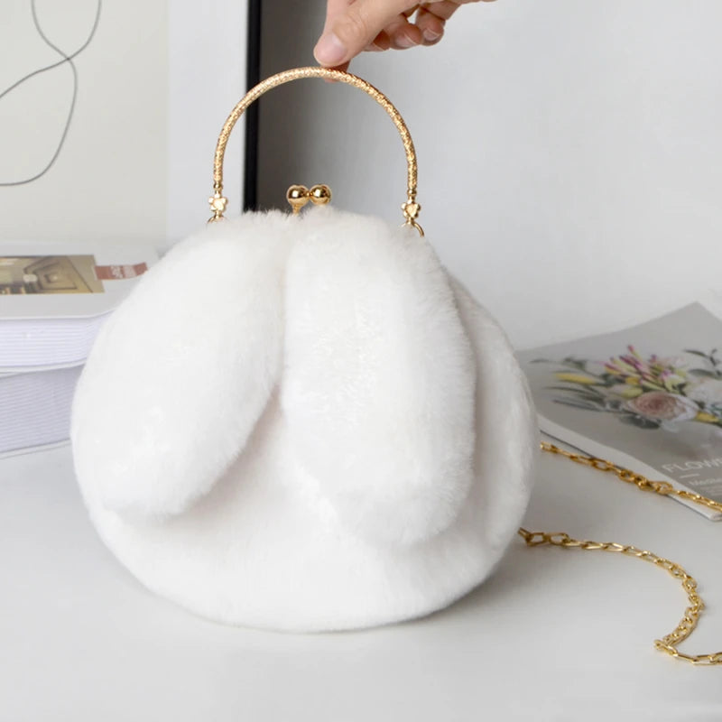 Bestseller! Cute Plush Rabbit Ear Crossbody Bags for Women - Pretty Miss Plus