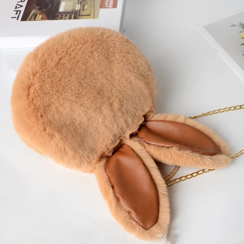 Bestseller! Cute Plush Rabbit Ear Crossbody Bags for Women - Pretty Miss Plus