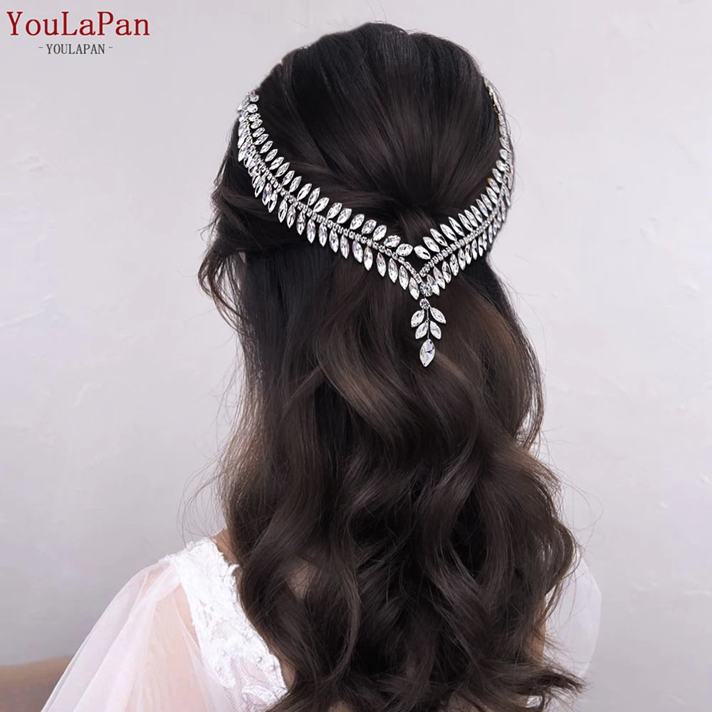 Crystal Bridal Headdress With Combs Party Wedding Hair Accessories