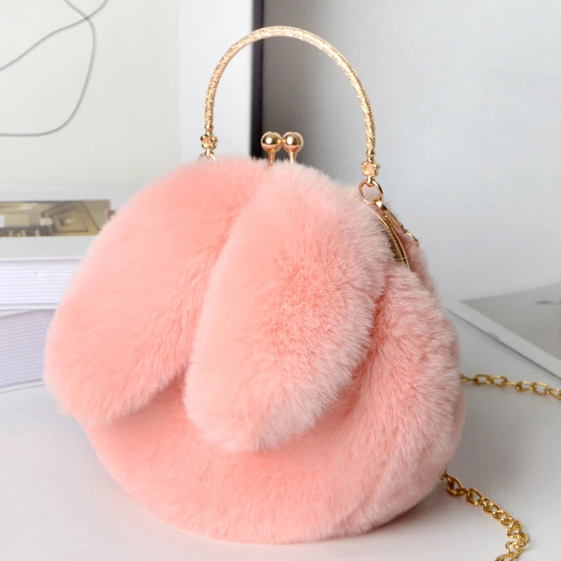 Bestseller! Cute Plush Rabbit Ear Crossbody Bags for Women - Pretty Miss Plus