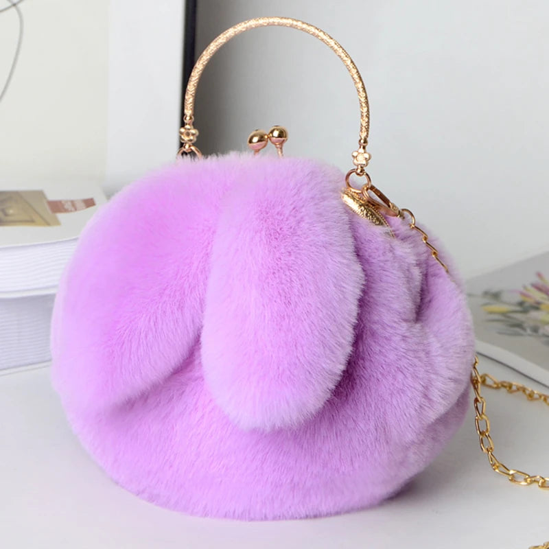 Bestseller! Cute Plush Rabbit Ear Crossbody Bags for Women - Pretty Miss Plus