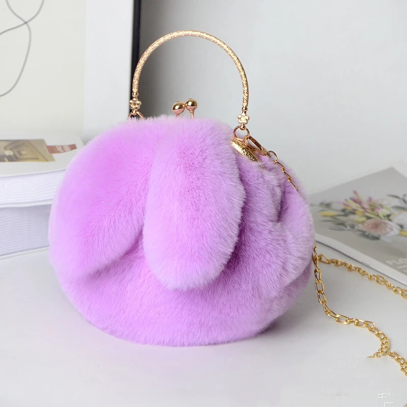 Bestseller! Cute Plush Rabbit Ear Crossbody Bags for Women - Pretty Miss Plus