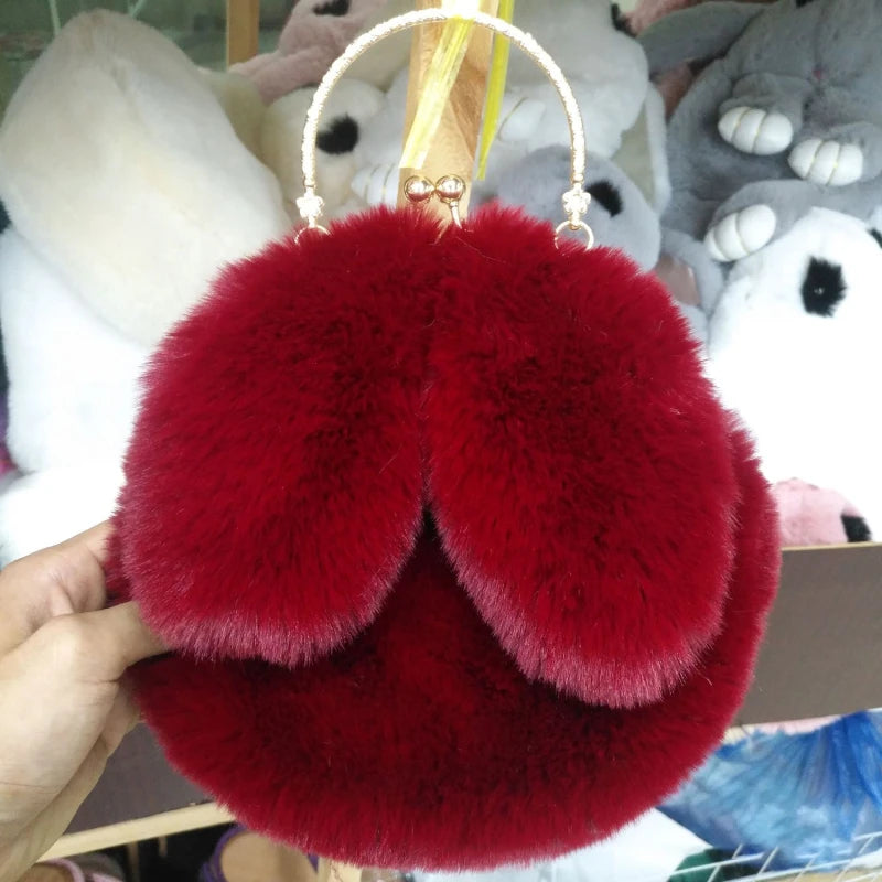 Bestseller! Cute Plush Rabbit Ear Crossbody Bags for Women - Pretty Miss Plus