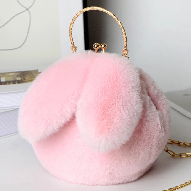 Bestseller! Cute Plush Rabbit Ear Crossbody Bags for Women - Pretty Miss Plus