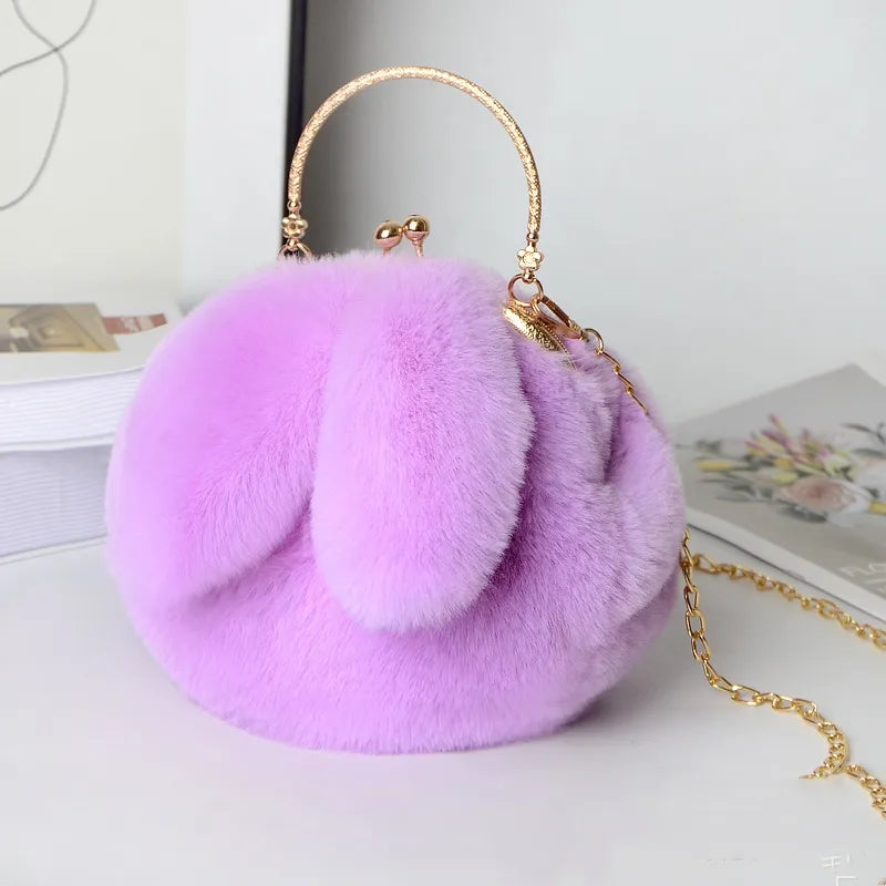 Bestseller! Cute Plush Rabbit Ear Crossbody Bags for Women - Pretty Miss Plus