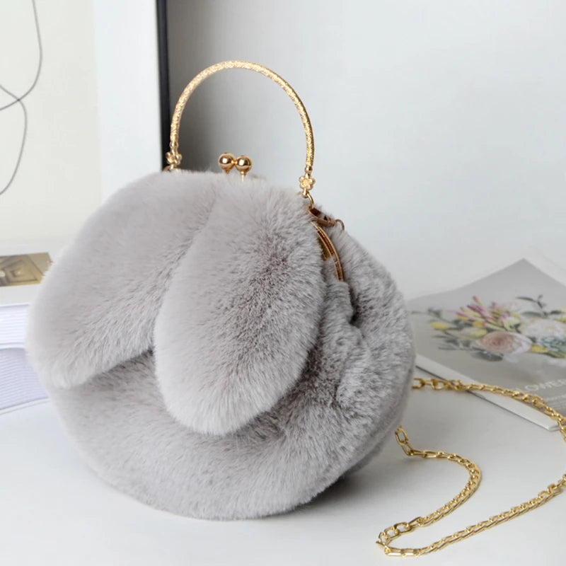 Bestseller! Cute Plush Rabbit Ear Crossbody Bags for Women - Pretty Miss Plus