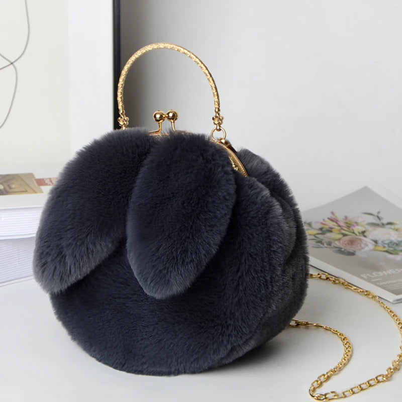 Bestseller! Cute Plush Rabbit Ear Crossbody Bags for Women - Pretty Miss Plus