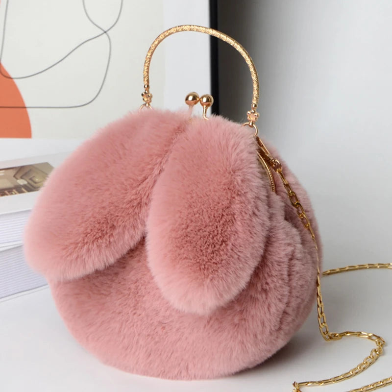 Bestseller! Cute Plush Rabbit Ear Crossbody Bags for Women - Pretty Miss Plus