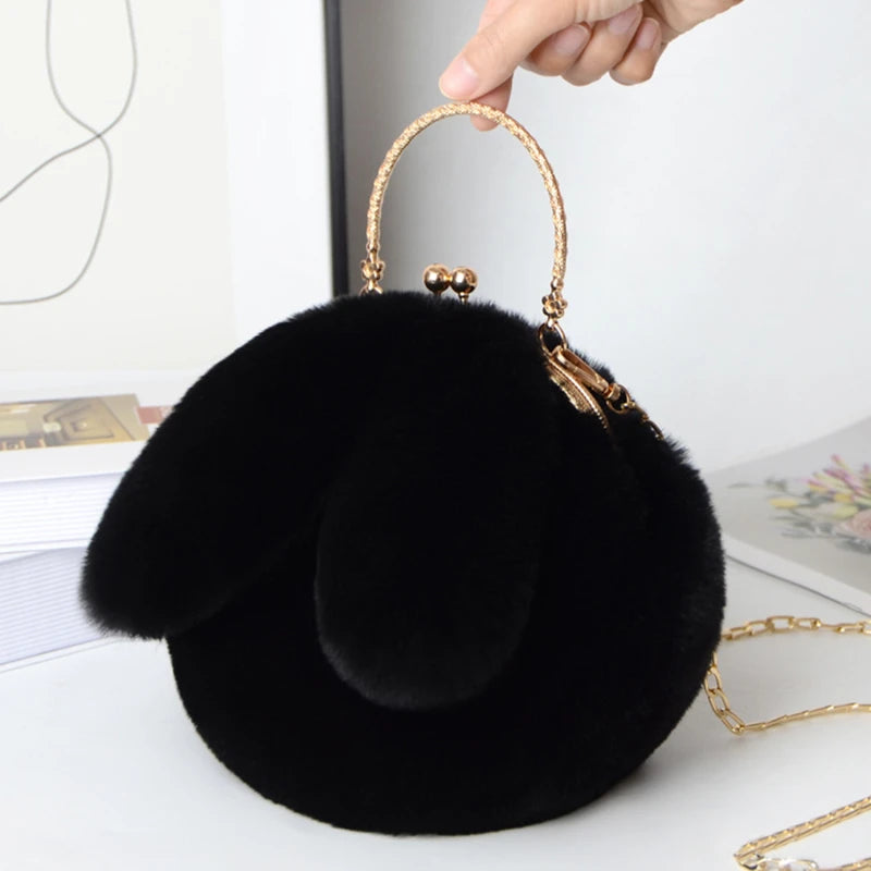 Bestseller! Cute Plush Rabbit Ear Crossbody Bags for Women - Pretty Miss Plus