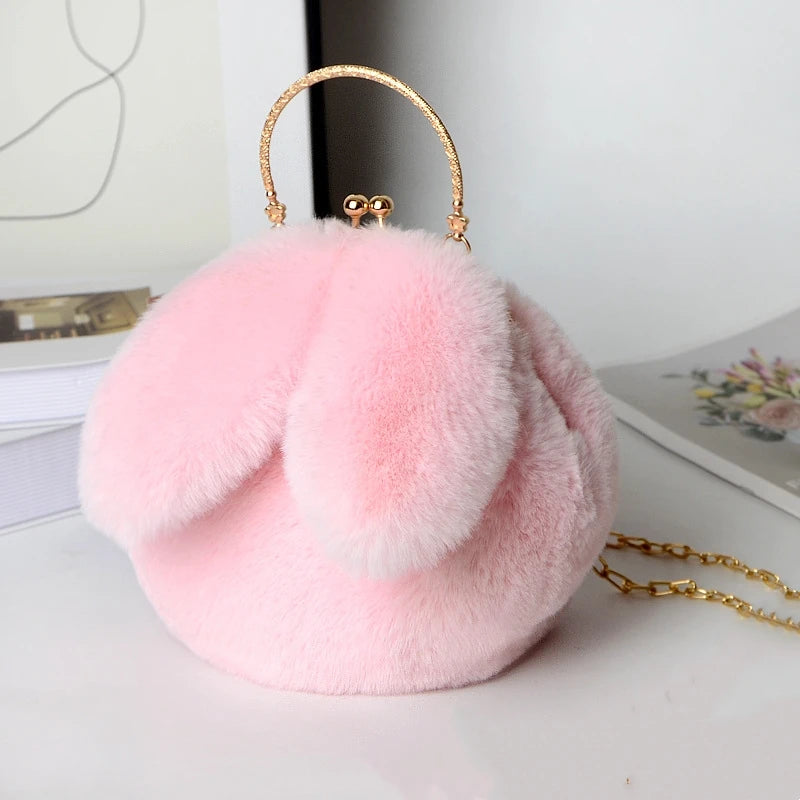 Bestseller! Cute Plush Rabbit Ear Crossbody Bags for Women - Pretty Miss Plus