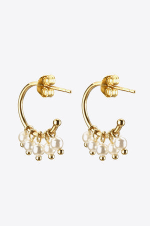 Women’s Jewelry Gold & Silver Pearl Drop Earrings