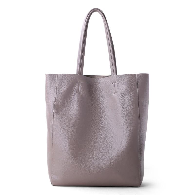 Women’s Luxurious Soft Genuine Leather Tote Bag - Pretty Miss Plus