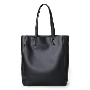 Women’s Luxurious Soft Genuine Leather Tote Bag - Pretty Miss Plus