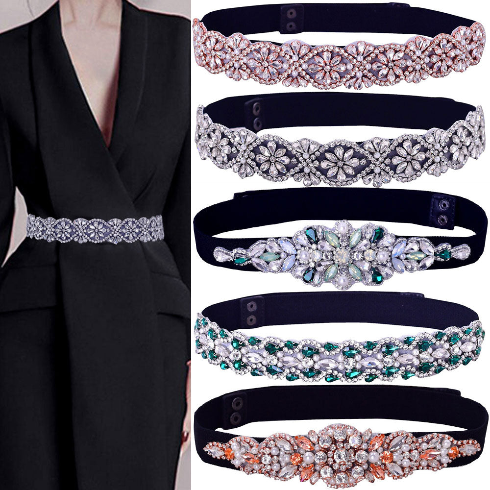 Bestseller! Plus Size Women’s Stretch Wedding Party Belts - Pretty Miss Plus