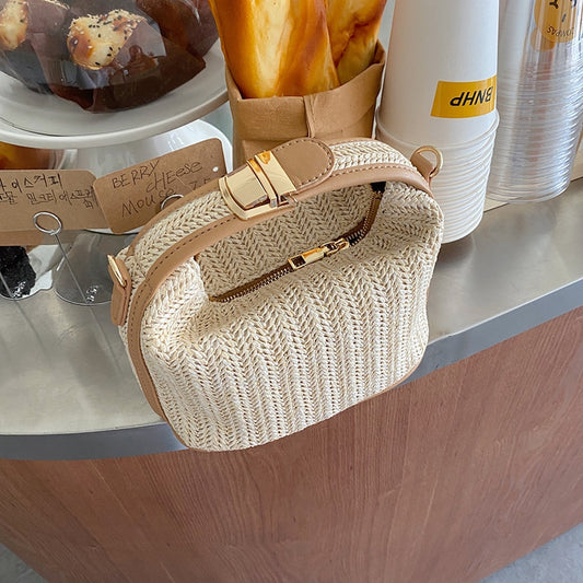 Straw Crossbody Bag For Women